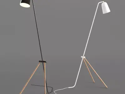 Giraffe floor lamp 3D model