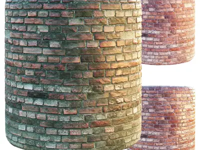 Brick Wall PBR Material Texture
