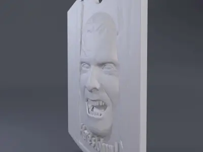 Jack Torrens with an inscription 3D print model