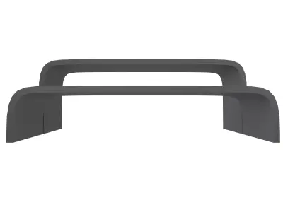 Integrated Model Display Rack v2 001 Low-poly 3D model