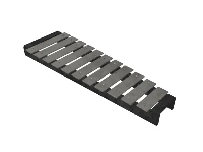 Glockenspiel V1 005 Low-poly 3D model