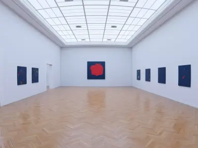 Art Museum Gallery Interior 26 Low-poly 3D model