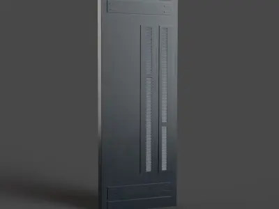 SciFi Wall Panels - 19 Parts - Walls and Details 3D model