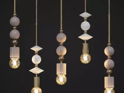 DIY pendant light 3D model