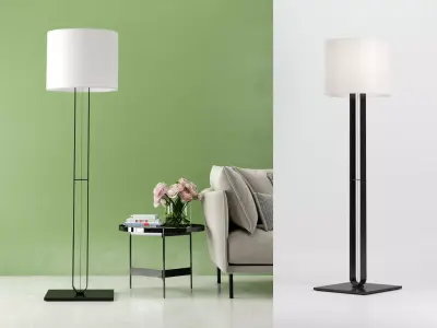 U Turn Floor Lamp 3D model