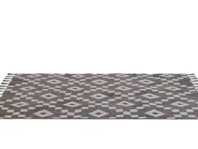 Rug with Fringe 3D model