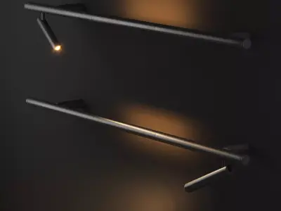 Backlight K wall mounted lamp 3D model