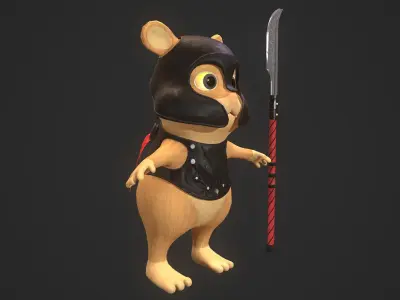 Xaun chi lowpoly 3D Model Low-poly 3D model