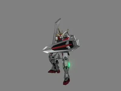 Attacker Gundam 9 A 3D model
