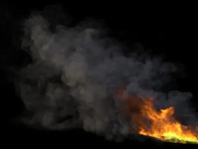 Blazing Fire VDB 3D model