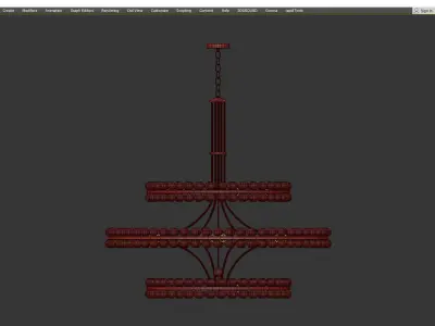 Crystorama Clover Low-poly 3D model