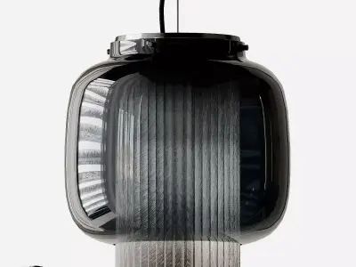 Manila T Pendant Light from Sebastian Herkner 3D model