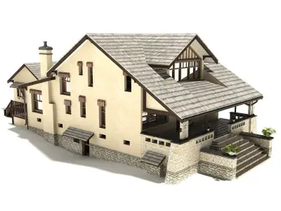 Family House 3D model