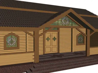 building wooden 3D model
