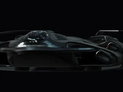 Sci-fi Spaceship Spartan  3D model