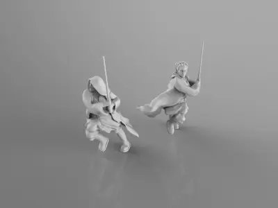Exiled Warrior 3D print model