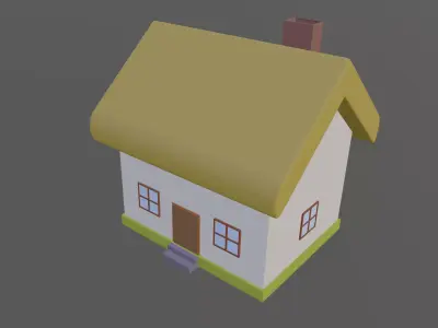 Simple House 3D model