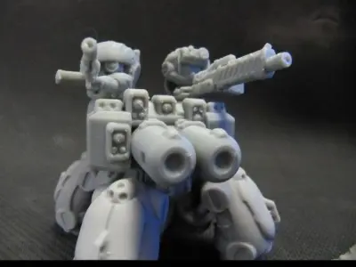 CHIBI-TECH SD - CHIMERA-C PBC-DUO TURRET CORE 3D print model