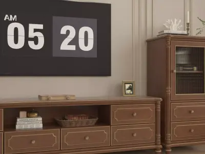 TV cabinet 3D model get