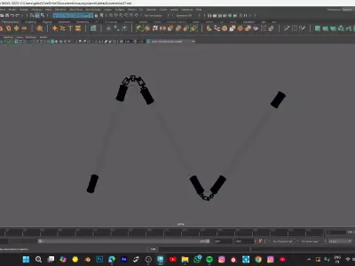 Sansetsukon Triple Staff 3D MODEL FROM JJK Low-poly 3D model