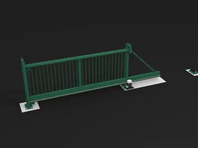 Portals and fences KIT 3D model