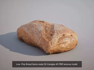 Rye breads 3D Model Pack
