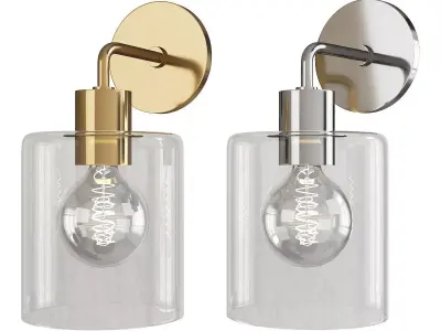 Mitzi Niko Wall Sconce Low-poly 3D model