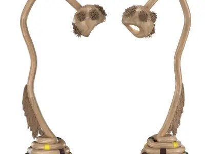 floor lamp Cobra 3D model