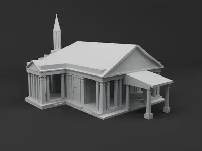 Armenian Church Singapore 3D print model