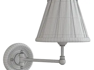 Mark D Sikes Classic No 1 Single Wall Sconce Low-poly 3D model