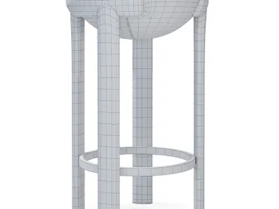 Toupis Bar Stool 3D model