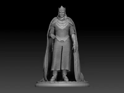 King ARAGORN epic scene Lord of the Rings the return of the KING 3D model