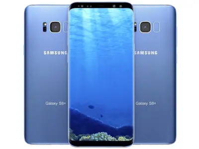 Samsung Galaxy S8 Plus Coral Blue 3D model