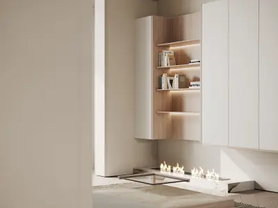 apartment interior scenes    3D model 9