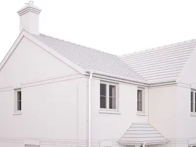 British House Trap Road Plot5-6-7  3D model