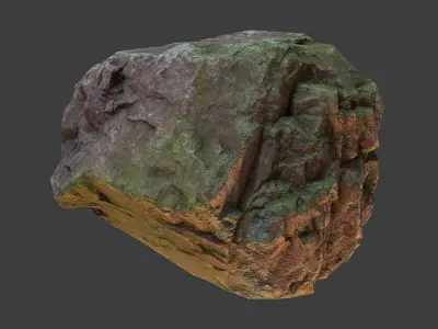 Small Rock Low-poly 3D model