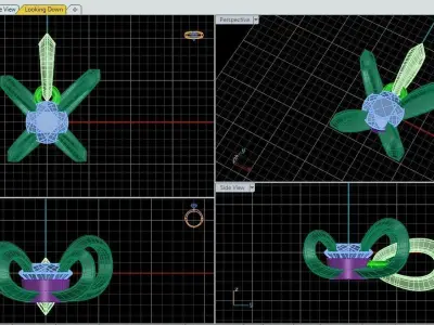 tentacles pendant 3D model
