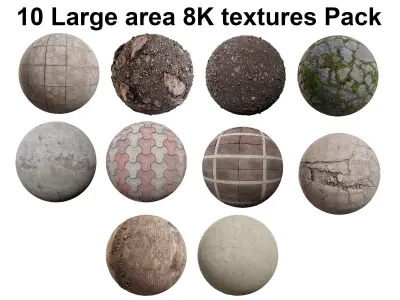 10 Large area ground and wall Texture Pack Texture