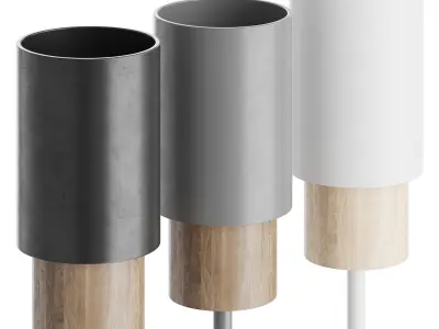 Floor lamp S05 3D model