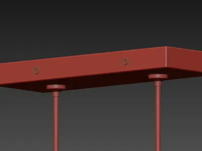 Tagliato LED Chandelier by Alora Lighting 3D model