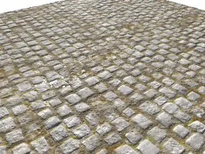 Cobblestone Road 9 PBR Texture