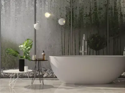 3D Bathroom scene 3D model