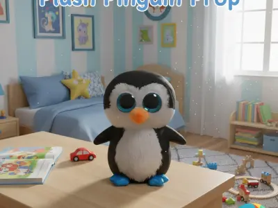 Penguin Plush Prop