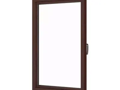 Wooden Window 01 3D model