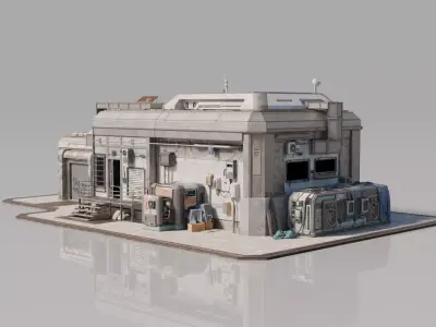 Neighborhood House Building 10 3D model