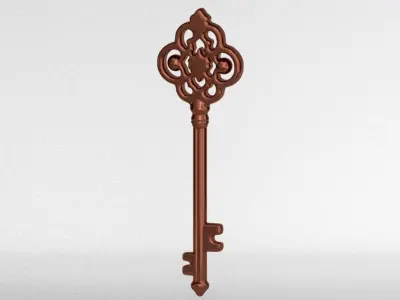 A key 3D print model