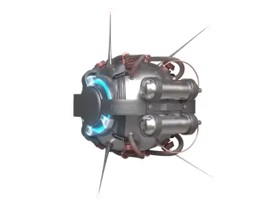 Sci-Fi Eye Bot Expressive Robot  Pet  3D model