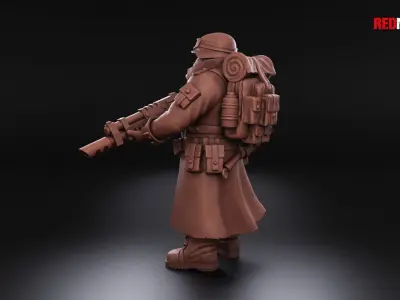 Steel Guard - Squad of the Imperial Force 3D print model