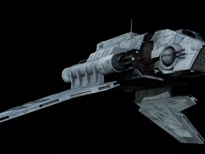 Nu-class attack shuttle  - Star Wars 3D model