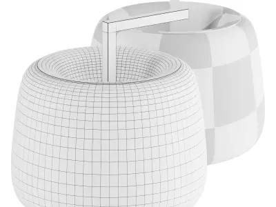 BROKIS DOUBLE Table lamp 3D model